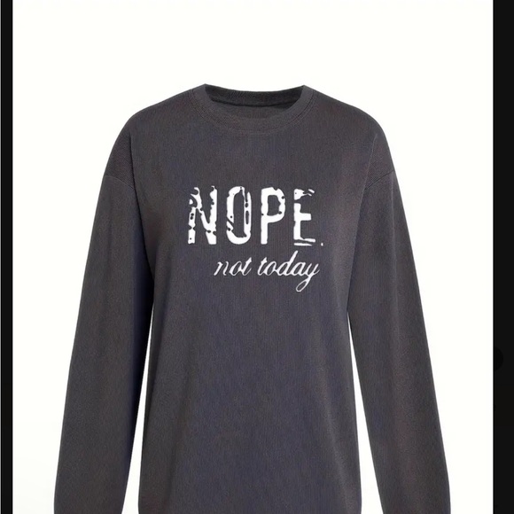 Black Graphic Sweatshirt - Picture 3 of 4